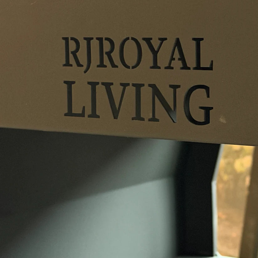 BBQ Plancha Grill Maestro XXL Ø80cm Blackline - With poker and wood storage