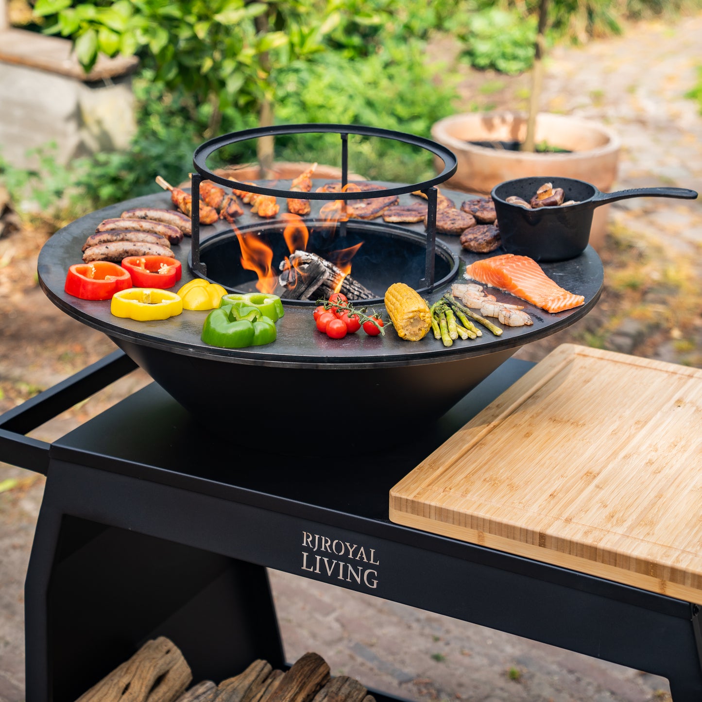 BBQ Plancha High Wok Ring