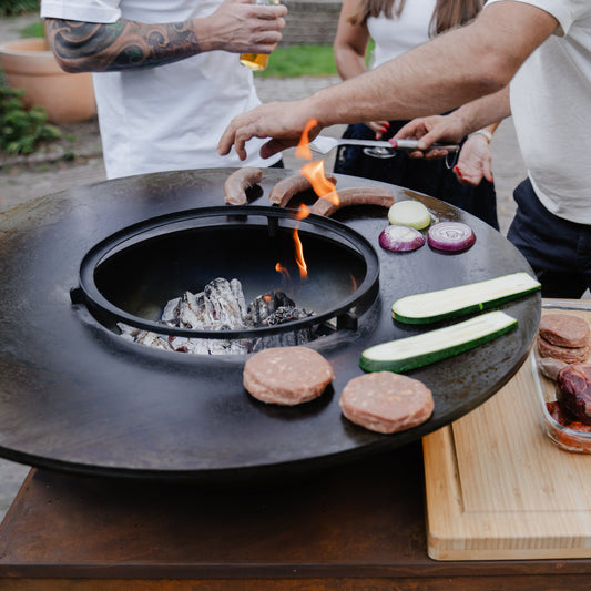 BBQ Plancha Low Wok Ring