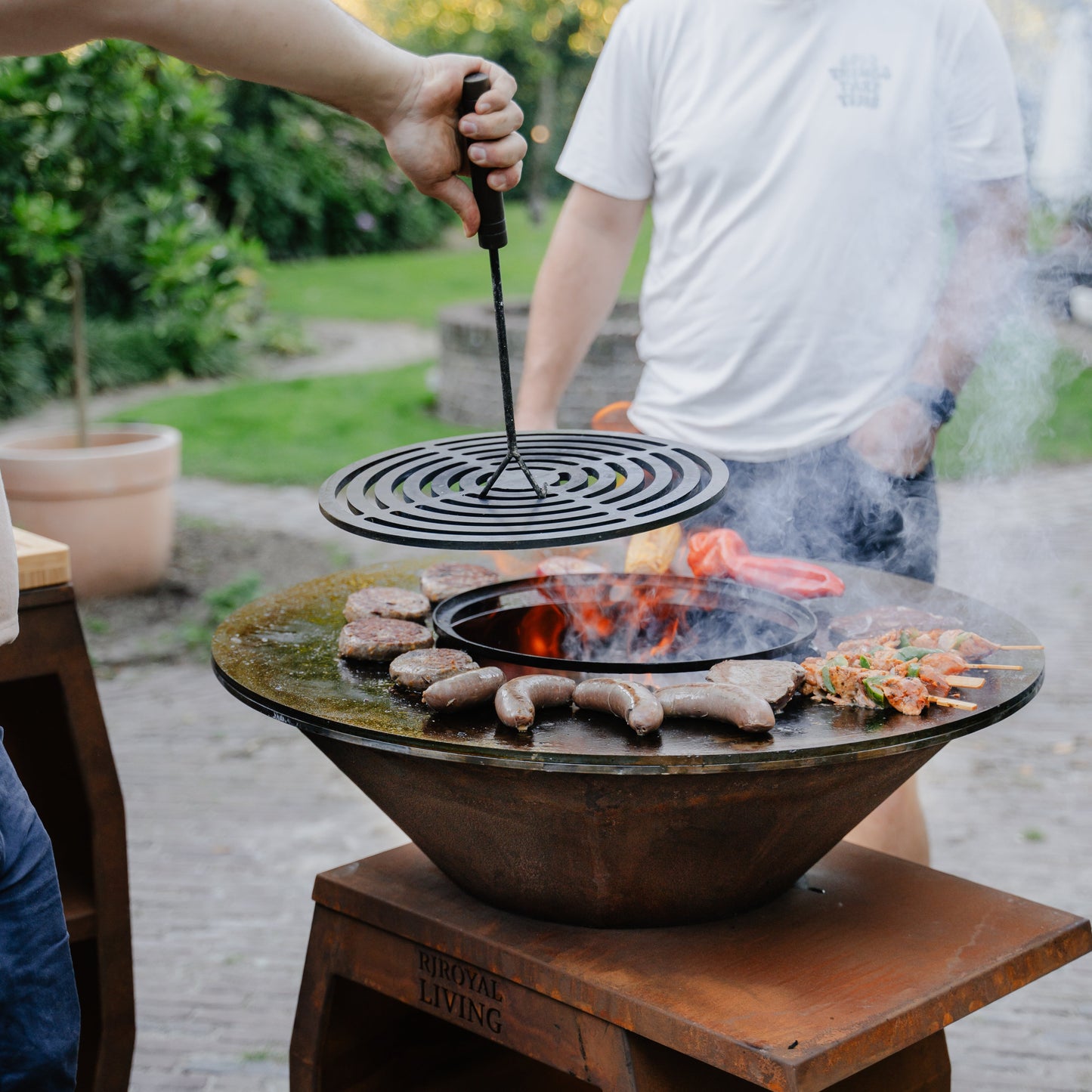 BBQ Plancha Low Wok Ring