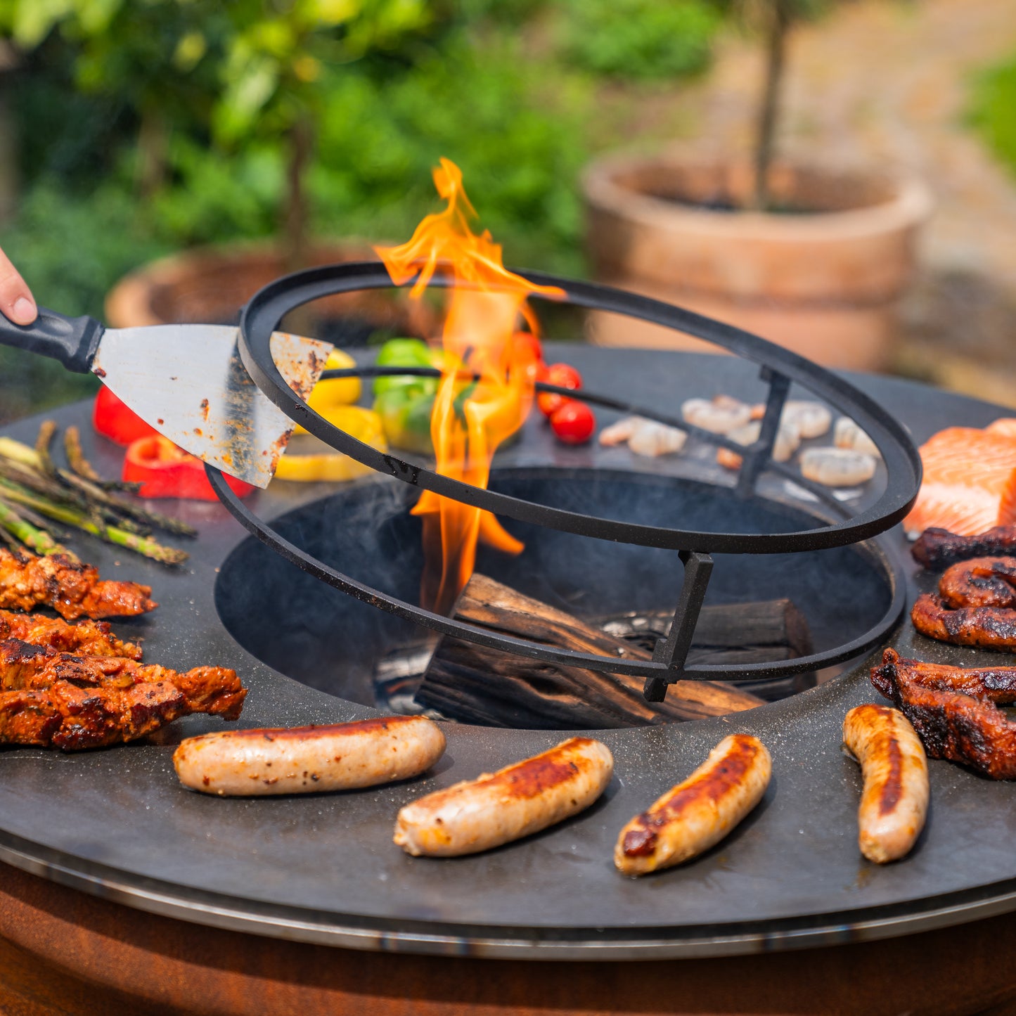 BBQ Plancha Low Wok Ring
