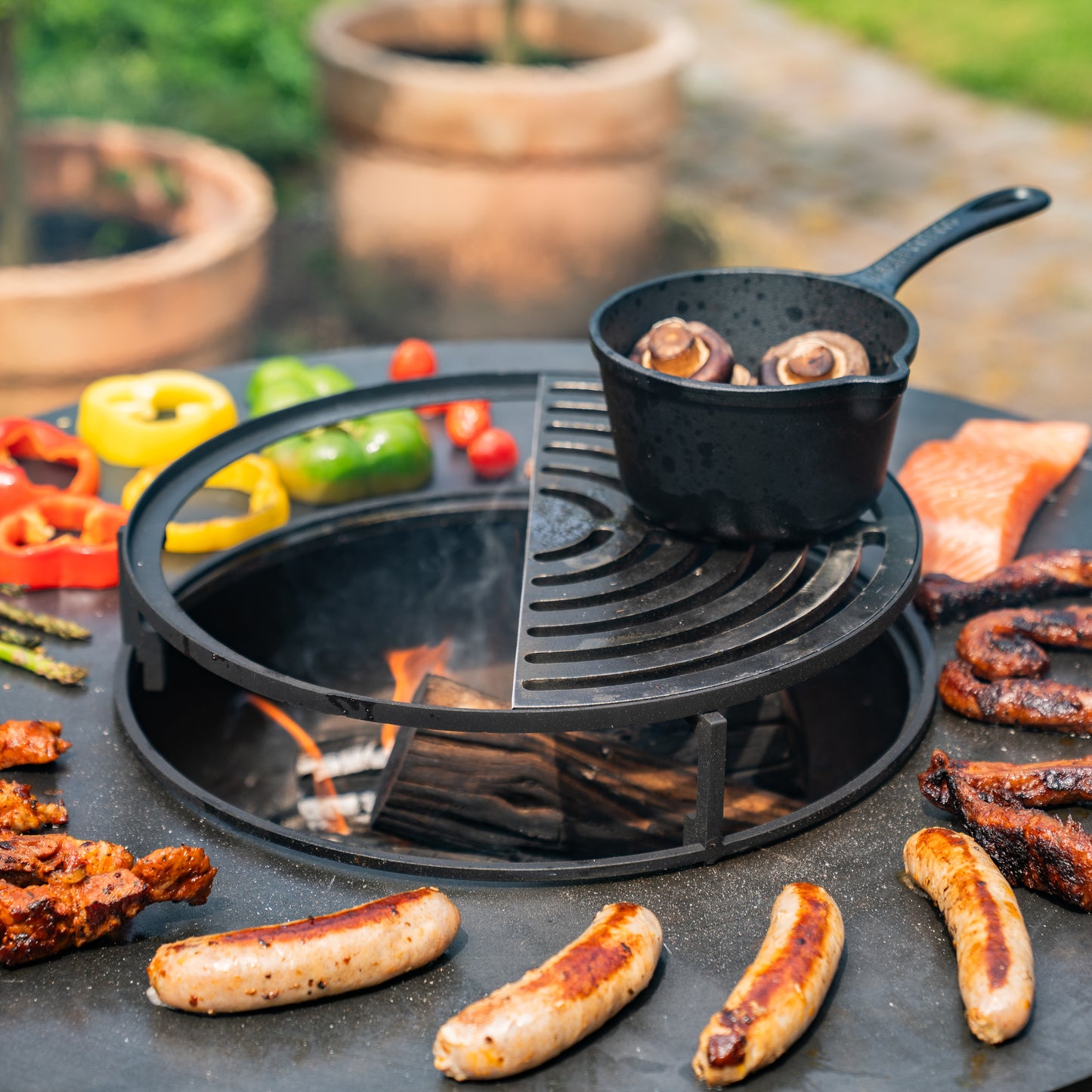 Plancha Half Grill Grid 36.5x18cm - BBQ Accessory
