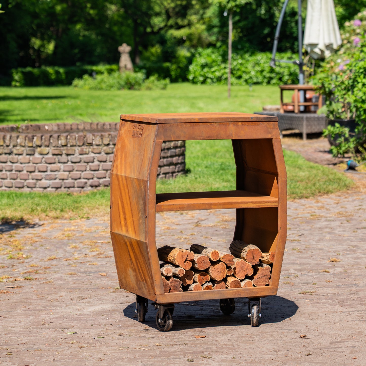 BBQ Plancha Bord - Tabla Cortar Corten stål - Utan skärbräda