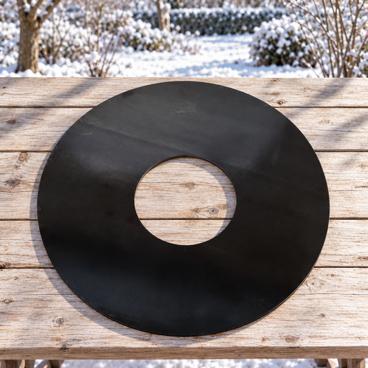 Steel Cooking Plate Plancha Amigo - 70Ø x 6mm — winter setting