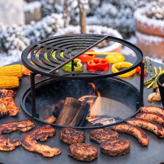 Plancha Half Grill Grid 36.5x18cm - BBQ Accessory — winter setting