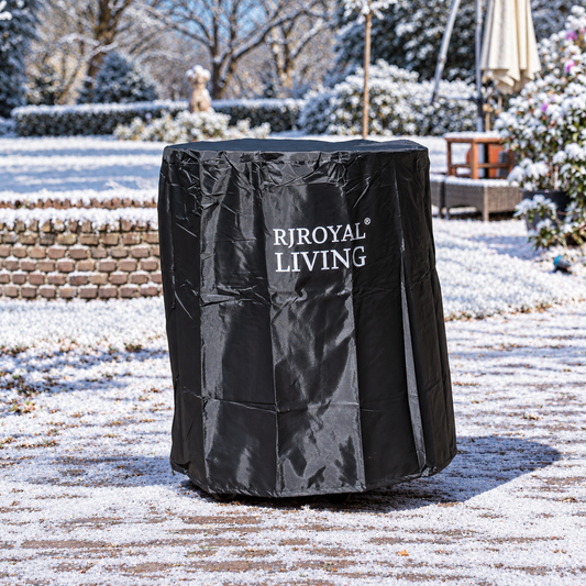 RJRoyal Living plancha protective cover — winter setting